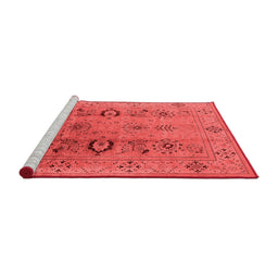 Industrial Red Washable Rugs