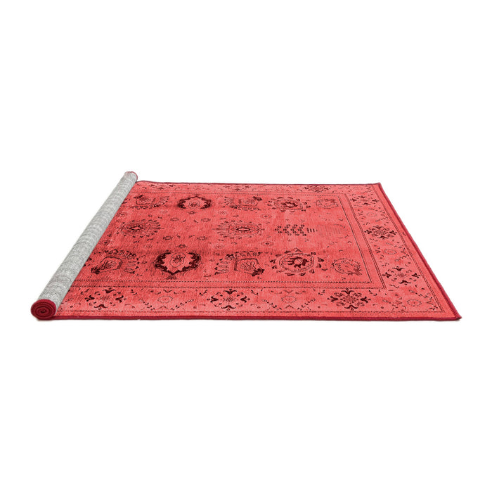 Industrial Red Washable Rugs
