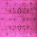 Square Oriental Pink Industrial Rug, urb3031pnk