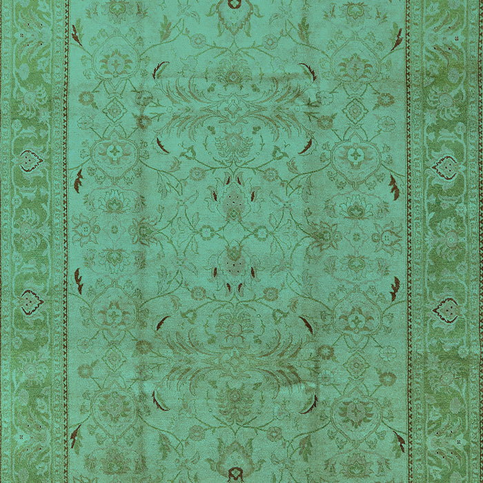 Oriental Turquoise Industrial Rug, urb3032turq