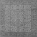 Square Oriental Gray Industrial Rug, urb3032gry