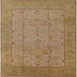 Square Machine Washable Industrial Modern Light Brown Rug, wshurb3032