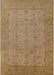 Mid-Century Modern Light Brown Oriental Rug, urb3032