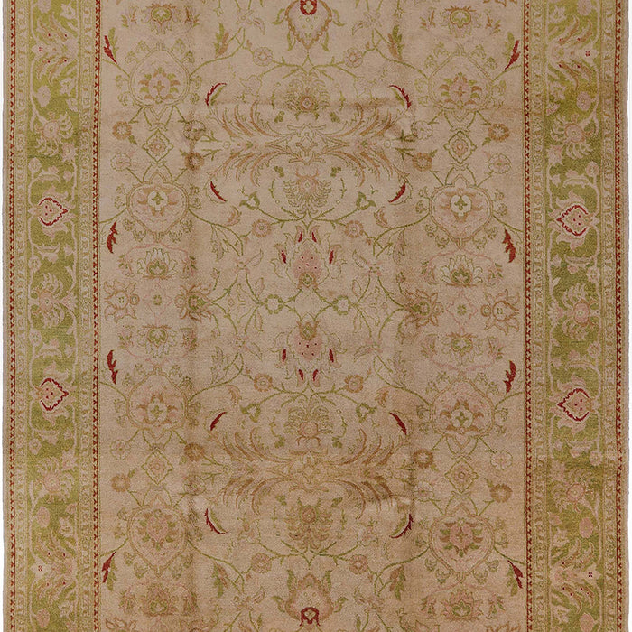 Mid-Century Modern Light Brown Oriental Rug, urb3032