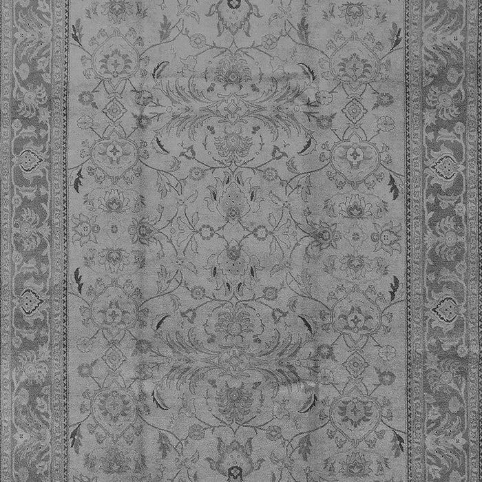Machine Washable Oriental Gray Industrial Rug, wshurb3032gry