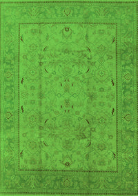 Oriental Green Industrial Rug, urb3032grn