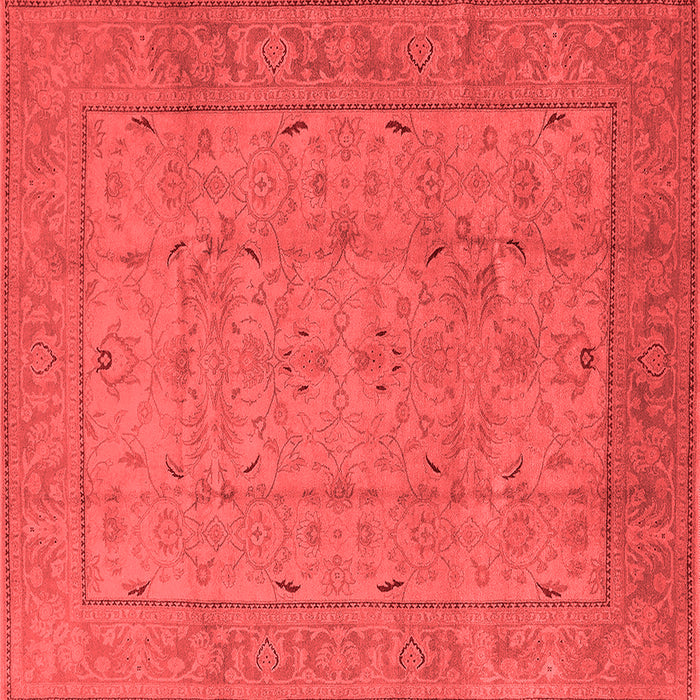 Machine Washable Oriental Red Industrial Rug, wshurb3032red