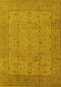 Oriental Yellow Industrial Rug, urb3032yw