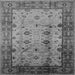 Square Oriental Gray Industrial Rug, urb3033gry