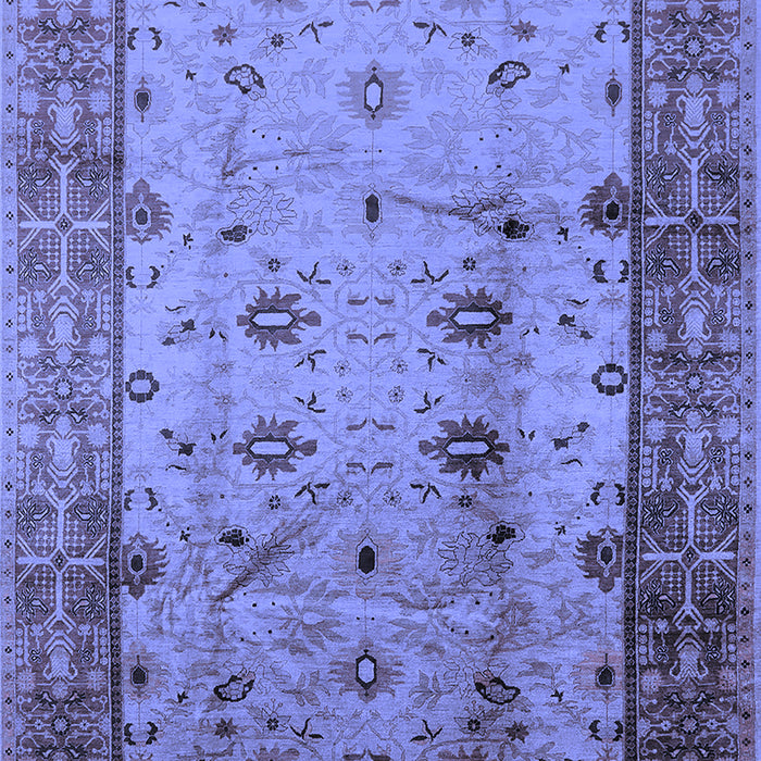 Oriental Blue Industrial Rug, urb3033blu