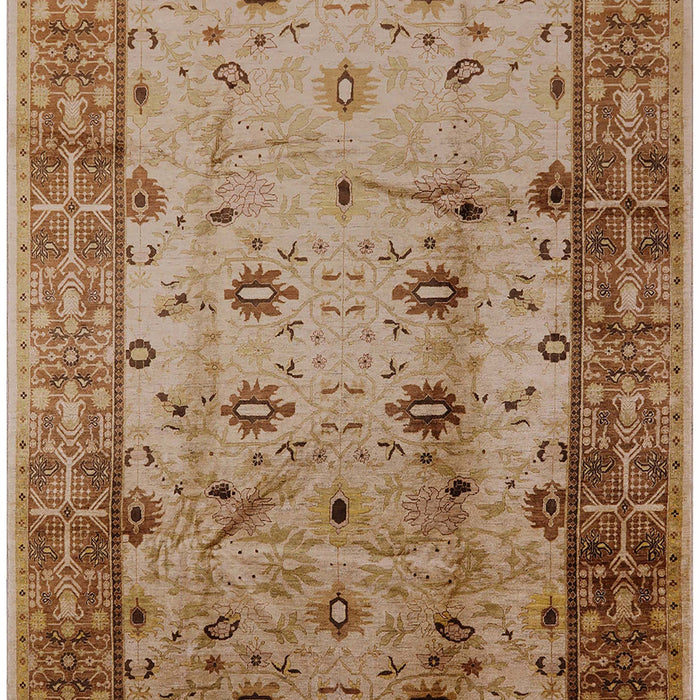 Mid-Century Modern Mahogany Brown Oriental Rug, urb3033