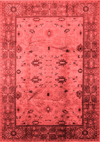 Oriental Red Industrial Rug, urb3033red