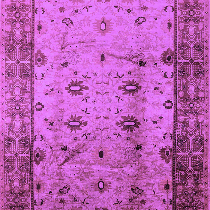 Machine Washable Oriental Purple Industrial Area Rugs, wshurb3033pur