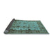 Sideview of Oriental Light Blue Industrial Rug, urb3033lblu