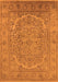 Machine Washable Oriental Orange Industrial Area Rugs, wshurb3034org