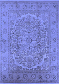 Oriental Blue Industrial Rug, urb3034blu