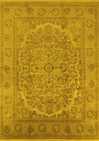 Oriental Yellow Industrial Rug, urb3034yw