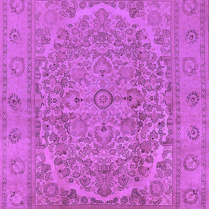 Machine Washable Oriental Purple Industrial Area Rugs, wshurb3034pur
