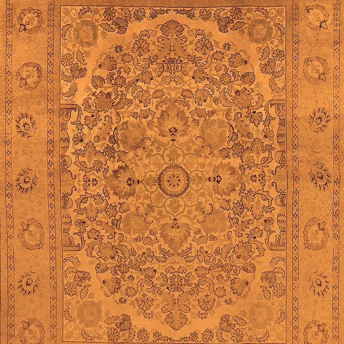 Oriental Orange Industrial Rug, urb3034org