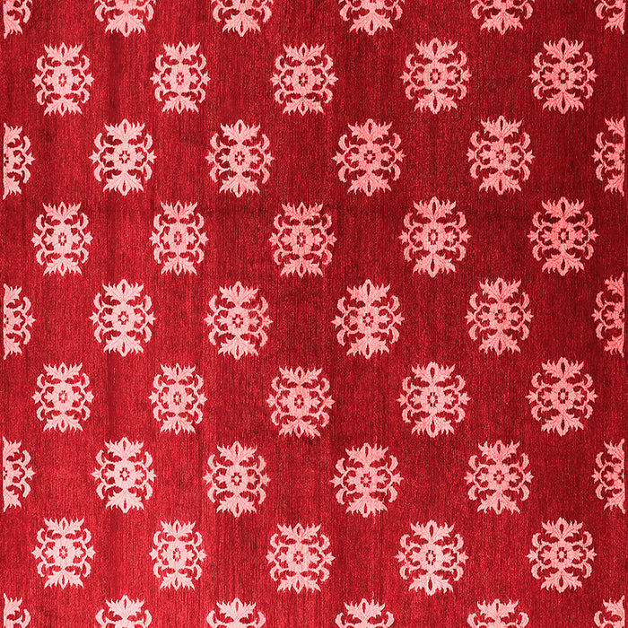 Machine Washable Oriental Red Industrial Rug, wshurb3035red