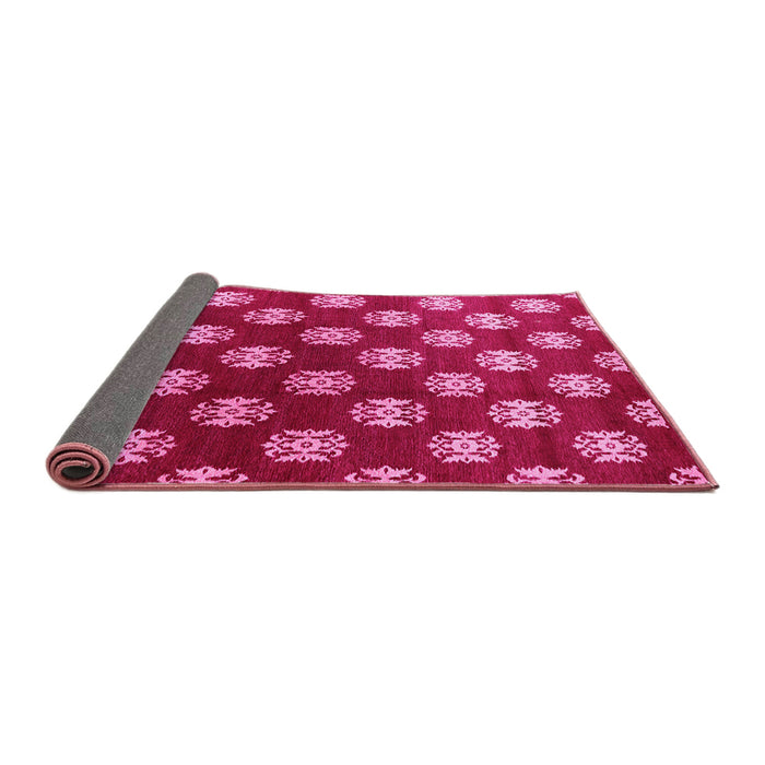Sideview of Oriental Pink Industrial Rug, urb3035pnk
