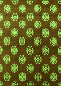 Oriental Green Industrial Rug, urb3035grn