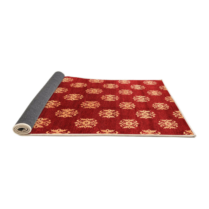 Sideview of Oriental Orange Industrial Rug, urb3035org