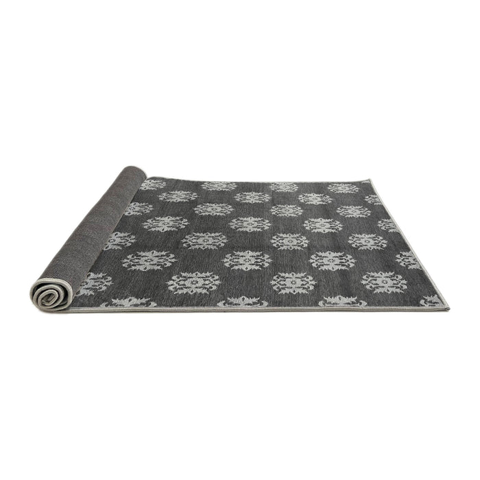 Sideview of Oriental Gray Industrial Rug, urb3035gry