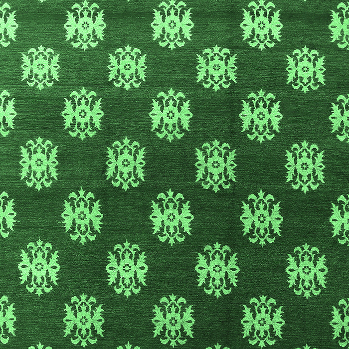 Oriental Emerald Green Industrial Rug, urb3035emgrn