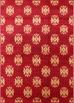 Mid-Century Modern Red Oriental Rug, urb3035