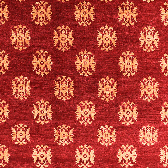 Machine Washable Oriental Orange Industrial Area Rugs, wshurb3035org