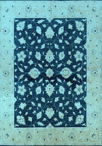 Oriental Light Blue Industrial Rug, urb3036lblu