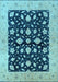 Oriental Light Blue Industrial Rug, urb3036lblu