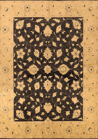 Oriental Brown Industrial Rug, urb3036brn