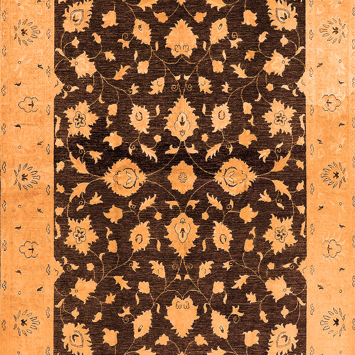 Oriental Orange Industrial Rug, urb3036org