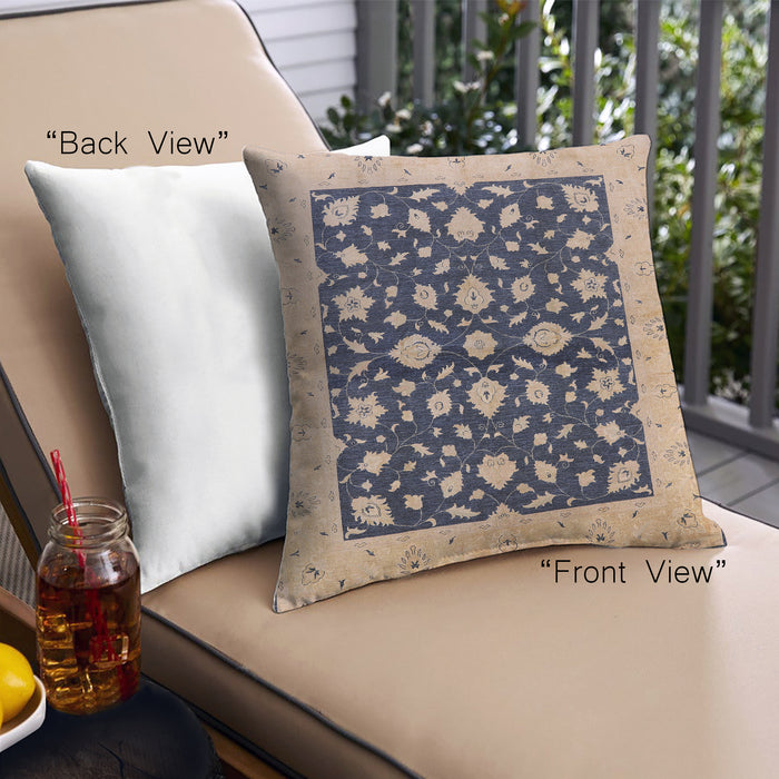 Front View of Mid-Century Modern Urban Square Plum Purple Throw Pillow, 18 inch by 18 inch, pwurb3036