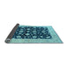 Sideview of Oriental Light Blue Industrial Rug, urb3036lblu