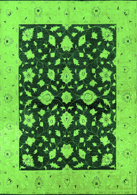 Oriental Green Industrial Rug, urb3036grn