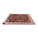 Sideview of Machine Washable Industrial Modern Sandy Brown Rug, wshurb3037