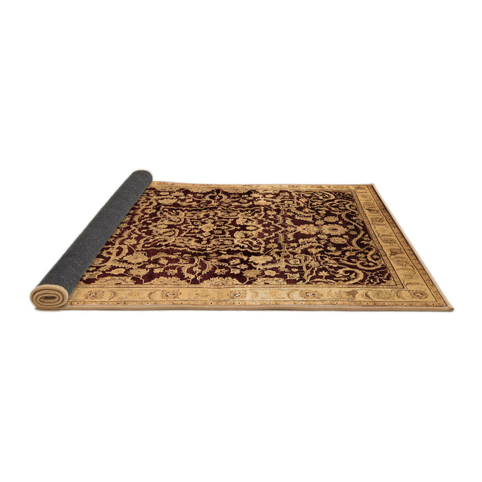 Sideview of Oriental Brown Industrial Rug, urb3037brn