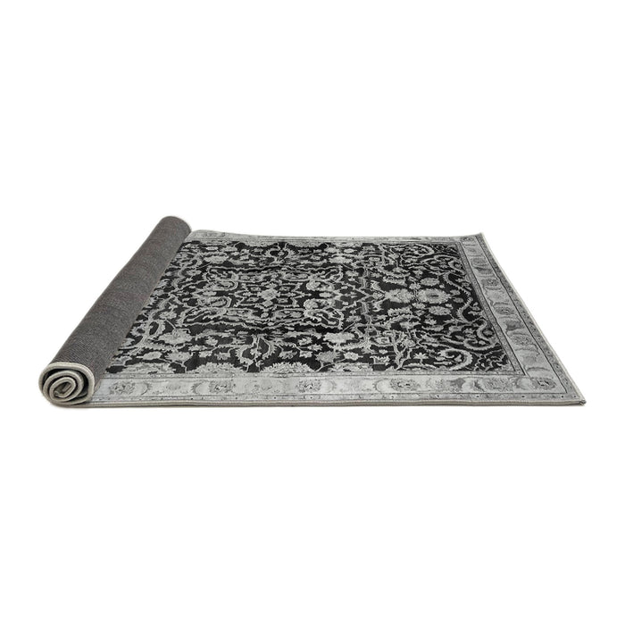 Sideview of Oriental Gray Industrial Rug, urb3037gry