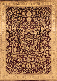 Oriental Brown Industrial Rug, urb3037brn