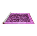 Sideview of Machine Washable Oriental Purple Industrial Area Rugs, wshurb3037pur