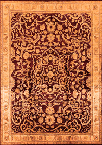 Oriental Orange Industrial Rug, urb3037org