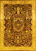 Oriental Yellow Industrial Rug, urb3037yw