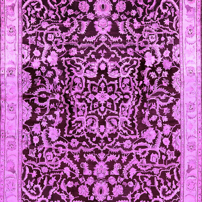 Machine Washable Oriental Purple Industrial Area Rugs, wshurb3037pur