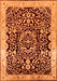 Machine Washable Oriental Orange Industrial Area Rugs, wshurb3037org