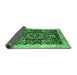 Sideview of Oriental Emerald Green Industrial Rug, urb3037emgrn