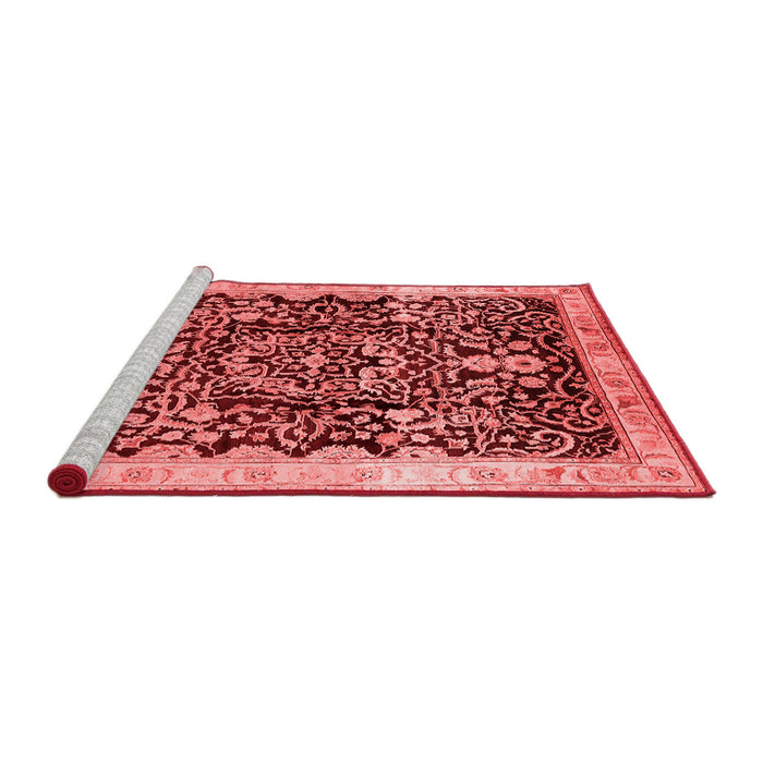 Industrial Red Washable Rugs