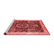 Industrial Red Washable Rugs